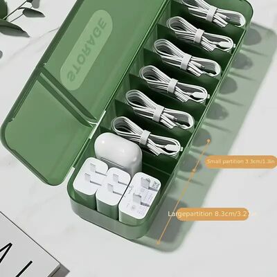 [Popular Choice] Large Capacity Cable Organizer Box - Dust-P