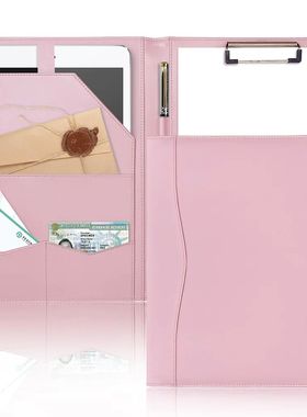 Padfolio Portfolio Binder, Leather Clipboard Briefcase Loose