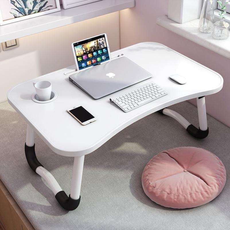Foldable notebook student dormitory study table bed desk