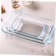 glass pan dish tempered microwave oven risotto rectan