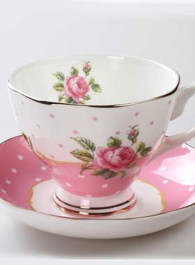 Bone China British afternoon tea set coffee cups and saucers