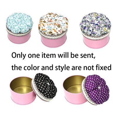 1PC mixed random color pumpkin needle insertion storage box,