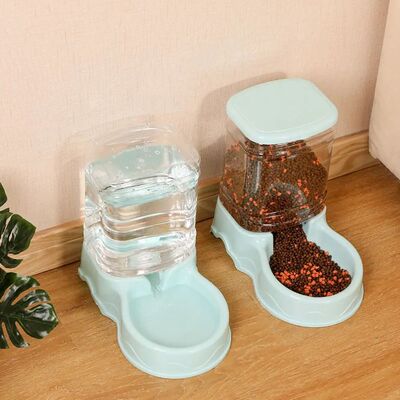3.8L Automatic Pet Feeder Large Cat Dog Food Dispenser Water