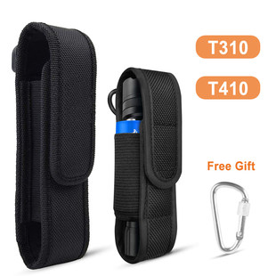 Tactical Molle Flashlight Pouch LED Torch Holster Nylon Wais