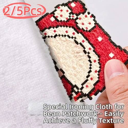 2/5Pcs Cotton Perler Beads Baking Auxiliary Towels DIY Heat