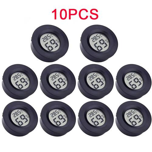 6~10PCS -50~ +70°C Mini Digital Thermometer Hygrometer Frid