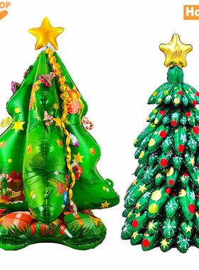 Christmas Tree Balloons decoration Santa Claus Large Balloon