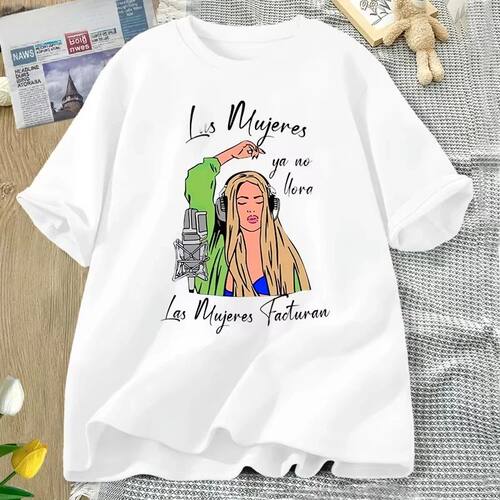 New Shakira Las Mujeres Ya No Lloran Women's T-Shirt Karol G