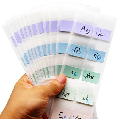 120 Sheet Morandi Sticky Note Transparent Sticky Note Index