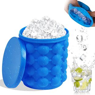 1/3pcs Silicone Bucket Ice Cube Maker Easy Freezing & Servin