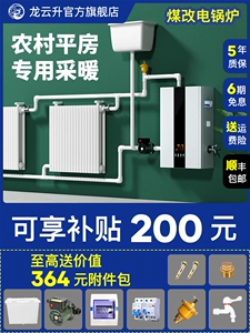 Электрический котел Домохозяйственная печь 220V Новая отопление сельская угольная угольная угля -Электрическая стенка -Хунг -котла, смарт -энергия, электрическая нагревательная плита, экологически чистая энергия