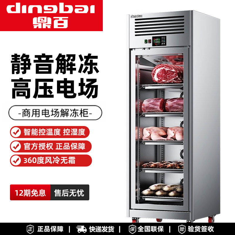 鼎百商用解冻柜高压静电低温冷藏大容量抑菌猪羊牛肉化冻机排酸柜