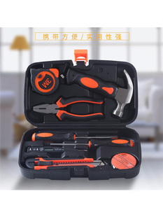 东宇家用工具钳锤子套装工具箱螺丝刀卷尺钳扳手五金配件组合成套