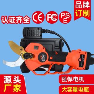 电动修枝剪果树高枝树枝剪园林剪刀园艺剪厂家跨境电动剪刀树枝