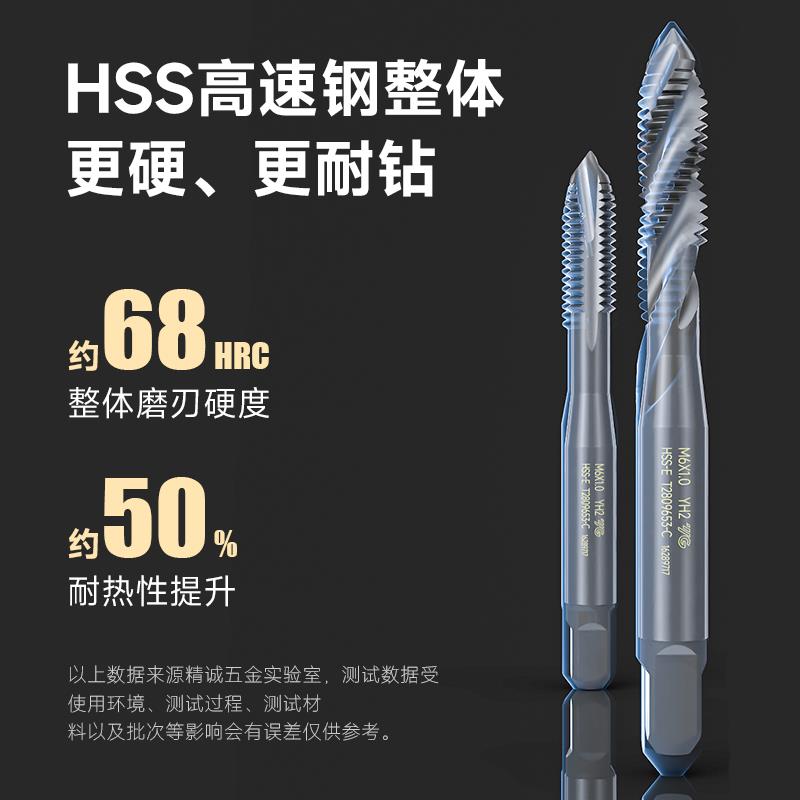 韩国YG螺旋丝锥T1829先端机用丝攻T1809含钴不锈钢钛合金用铸铁钻