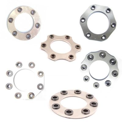 定制联轴器膜片304不锈钢叠片联轴器挠性叠片6孔2天发货外径200mm