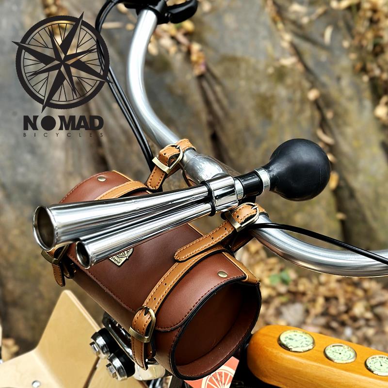 NOMAD单车气喇叭骑行装备复古自行车个性配件手动式电镀气囊喇叭