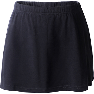 舞蹈裤裙假两件一体古典舞蹈练功服裙裤芭蕾舞教师服黑色跳舞短裤