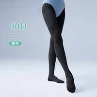 Latin dance socks, black dance pantyhose, children's special black silk socks, adult classical dance leggings, large socks thumbnail 5
