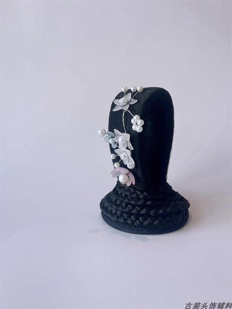 原创艺考古典舞剧目清风徐来舞蹈汉洛古典舞飘逸风发髻演出服头饰,饰品/流行首饰/时尚饰品新,发饰,淘宝优惠券,粉丝福利购,淘宝优惠卷