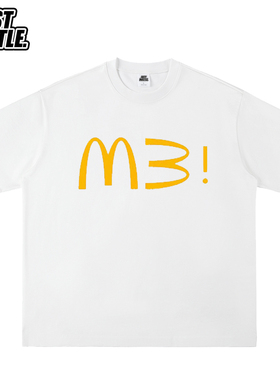 恶搞麦门 bootleg 诺米 M3 短袖T恤 重磅 美式 小领口 数码直喷