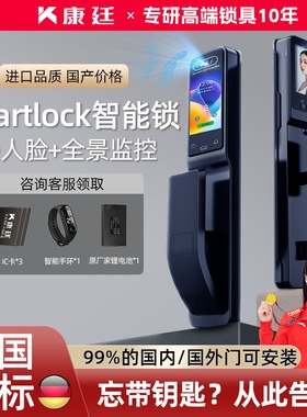 smartlock智能锁高端全自动人脸识别密码锁家用门锁防盗门入户门