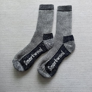 聪明羊小洋人美丽诺羊毛长筒加厚登山户外徒步跑步保暖羊毛男女