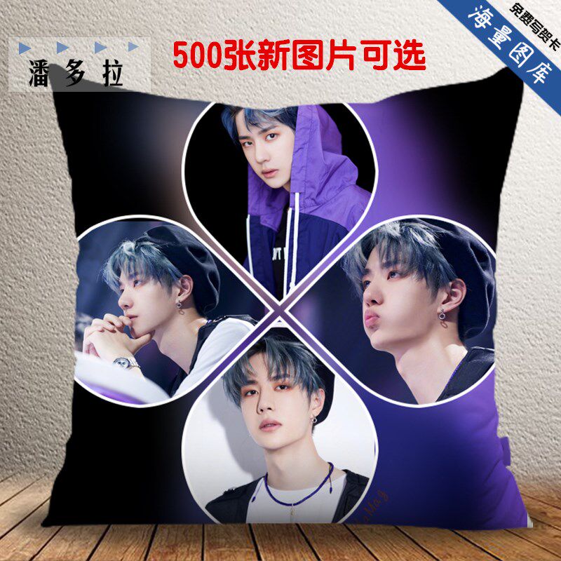 diy personality originality A birthday present Gift customization Customized Wang Yibo pillow automobile sofa By pillowsin the Home Fabric , Pillow/Pillow  category - from Buy2taobao.com to provide professional Taobao agent buy service