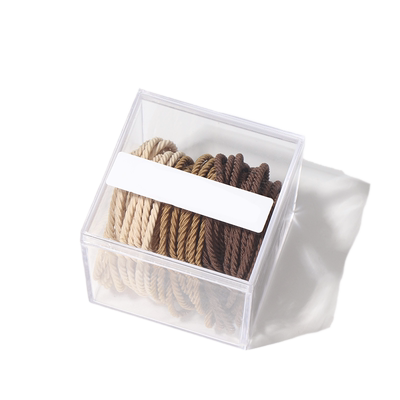 螺纹盒装渐变色橡皮筋日韩发绳