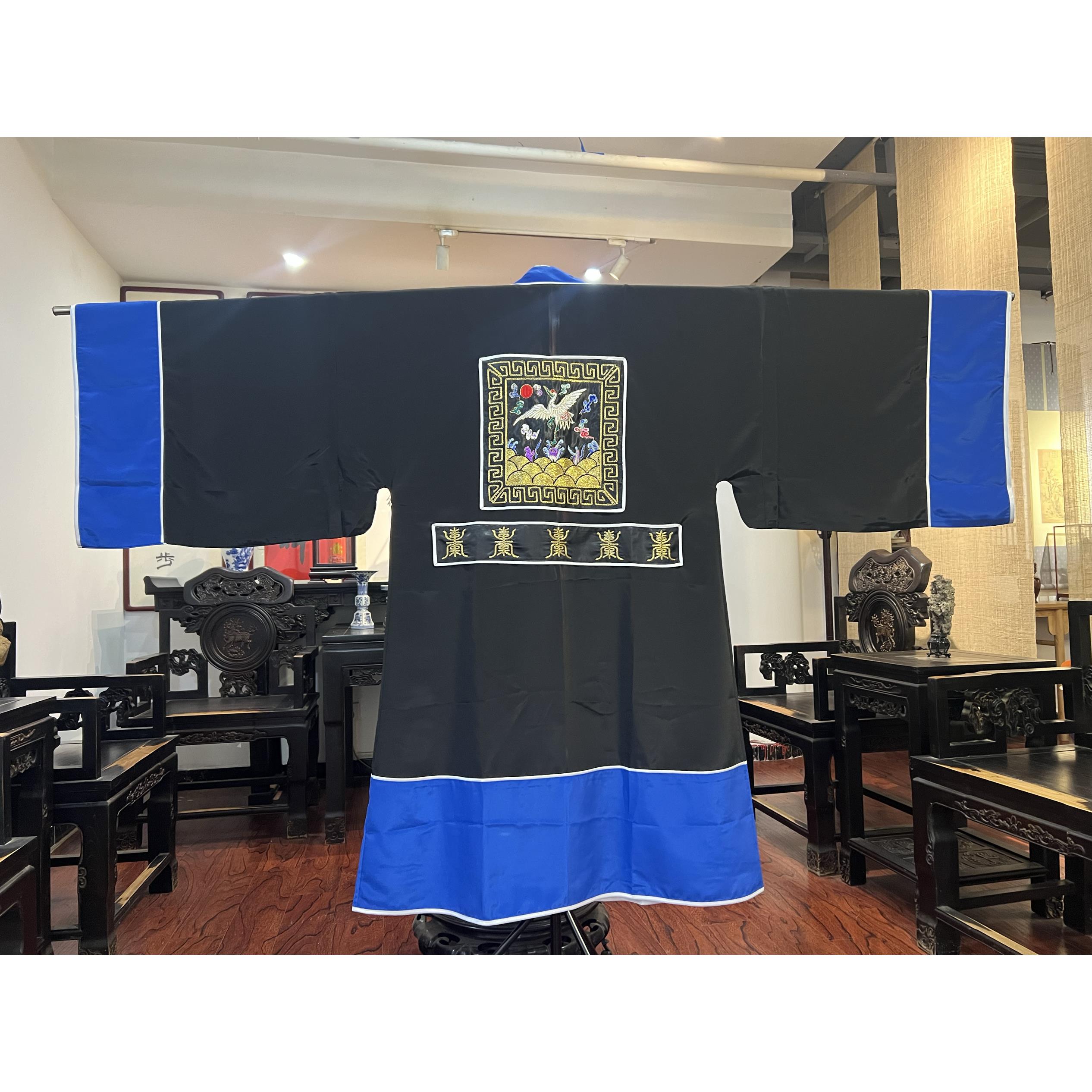 新款道士服仿手工云鹤补子衣经衣道家高功法衣降衣道袍多色可选