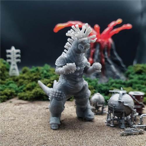 潮玩DIY手工 迪迦奥特曼明鉴怪兽梦怪兽 巴克顿 1/43模手办场景