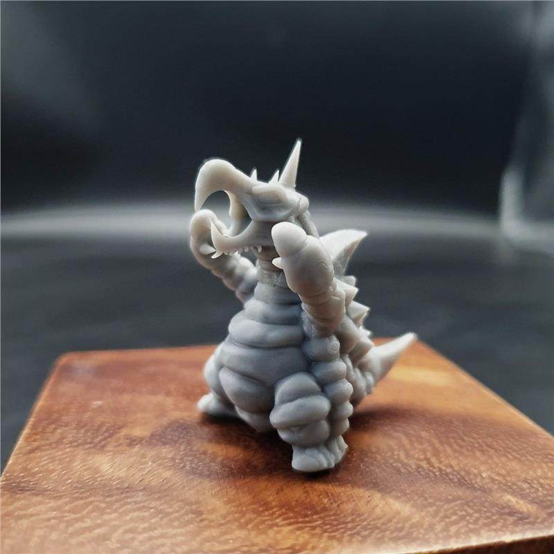 潮玩DIY手工 小小怪兽系列 巴克西姆 1/43人偶模型手办场景