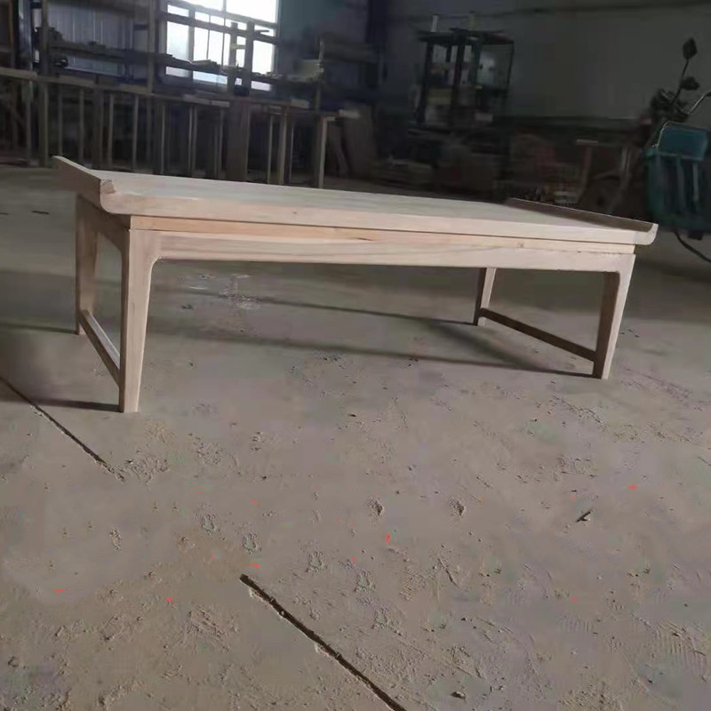 老榆木白茬榻榻米实木矮桌炕桌