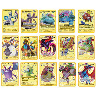 精灵宝可梦卡牌金属pokemon收藏卡