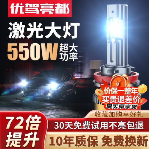 汽车led大灯激光超亮车灯U30