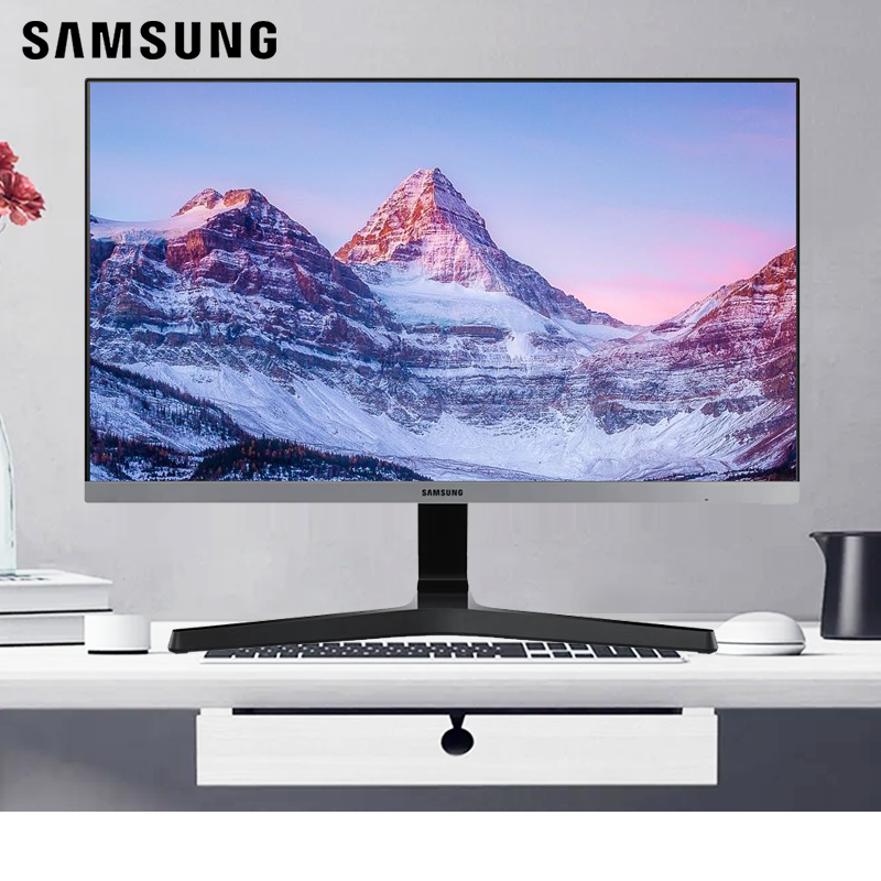 三星27英寸75hz高清显示器s27r356fhc 家用办公外接ips显示屏电竞