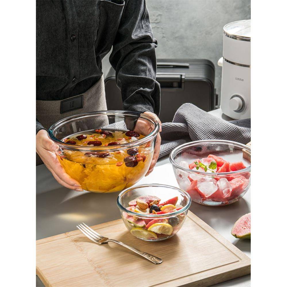 dinner bowls plates dish glass heat resistant baking oven