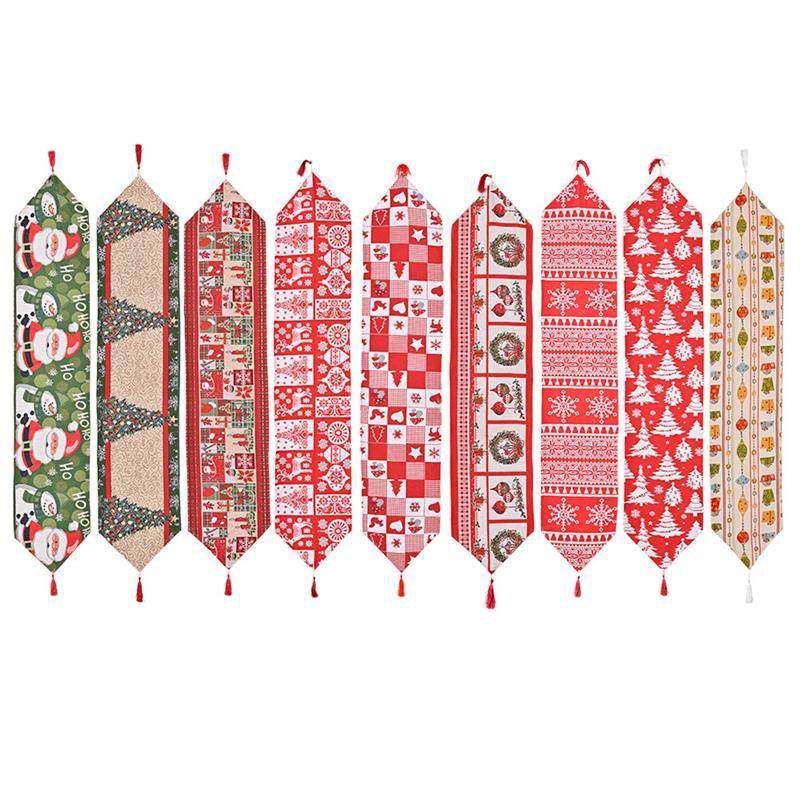 180*35cm Christmas Table Runner Decorations