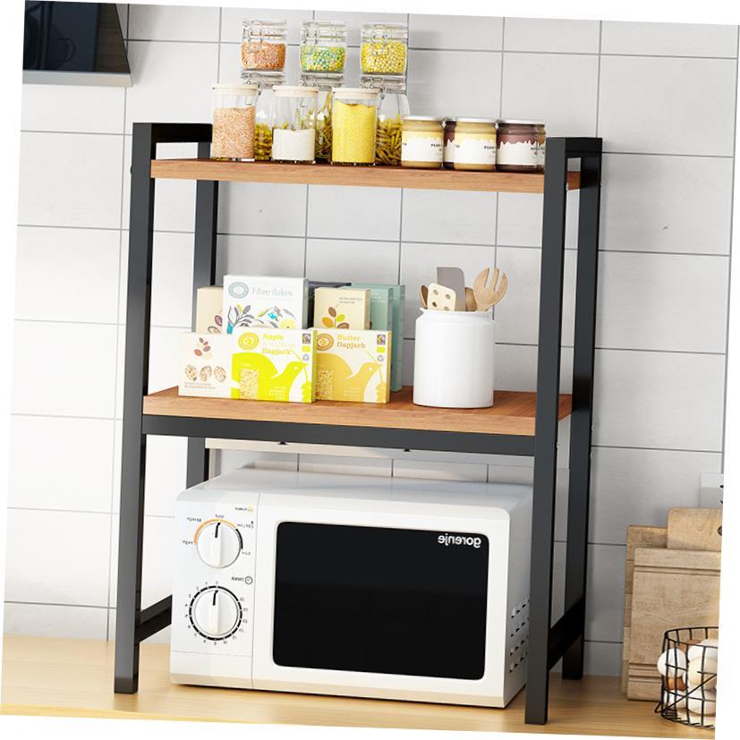 Metal Microwave Oven Rack Shelf kitchen supplies 3-Tiers