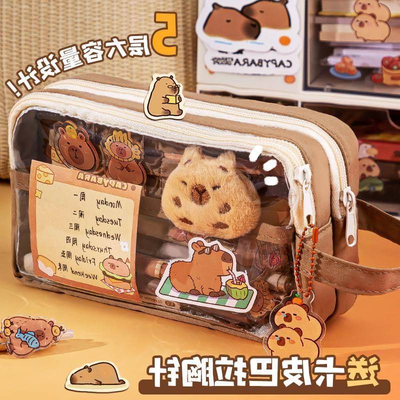 Korea Cute Pencil Cas无品牌/es for Girls Pencilcase Waterpro