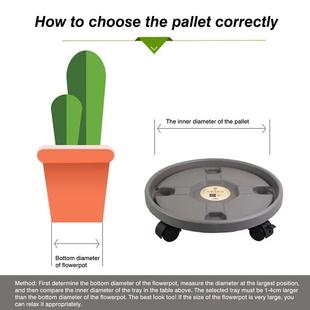 Movable Flower Pot Holder With Water StorageTank Design Stur