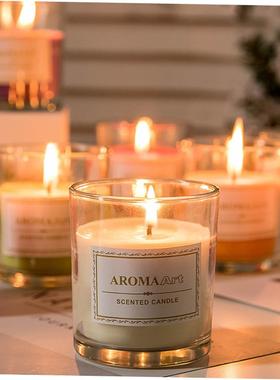 Essential Oil Scented Candles Smoked Incense Fragrance Sleep