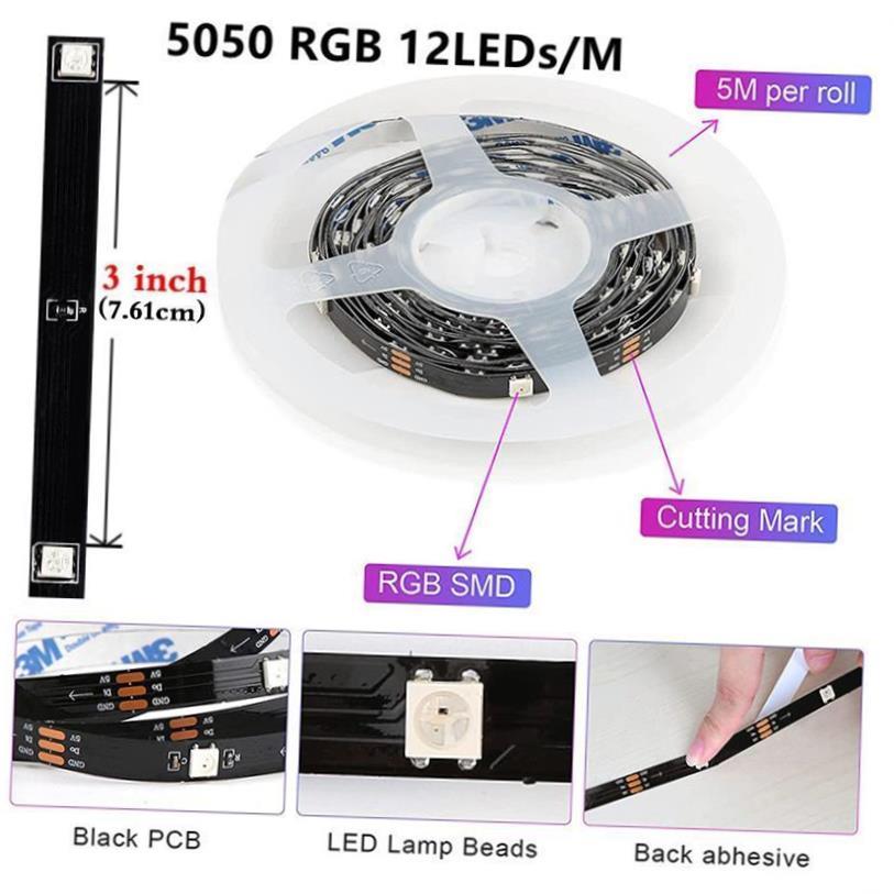 10M 5M Led Strip Light RGB Infrared Bluetooth ontroller luce