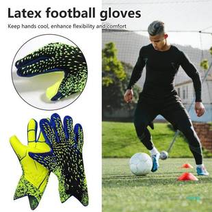 Professional Football Goalkeeper Soccer Gloves Anti-slip跨境