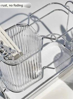 Wall Mounted Kitchen Cutlery Organizer Light Luxury Chopstic