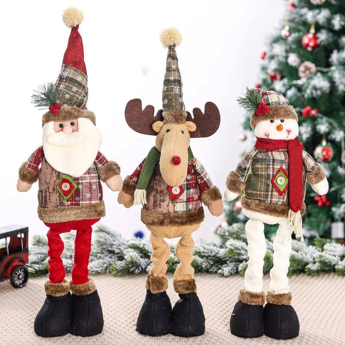 Telescopic Christmas Doll Merry Christmas Decorations For Ho