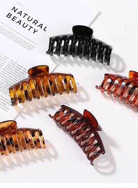 Hot Sale Solid Color Claw Clip Large Barrette Crab Hair Claw