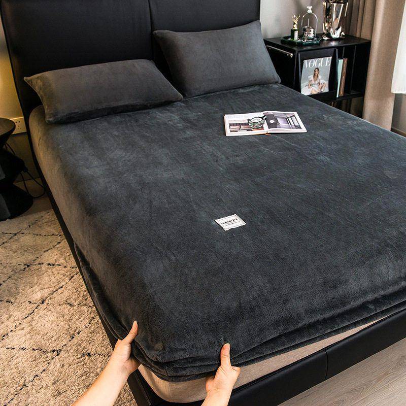 mattress cover bed sheet fitted single bedsheet elastic band