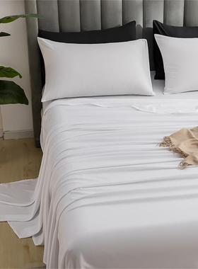Soft white bed sheet Bedspread bedsheet bedcover coverlet