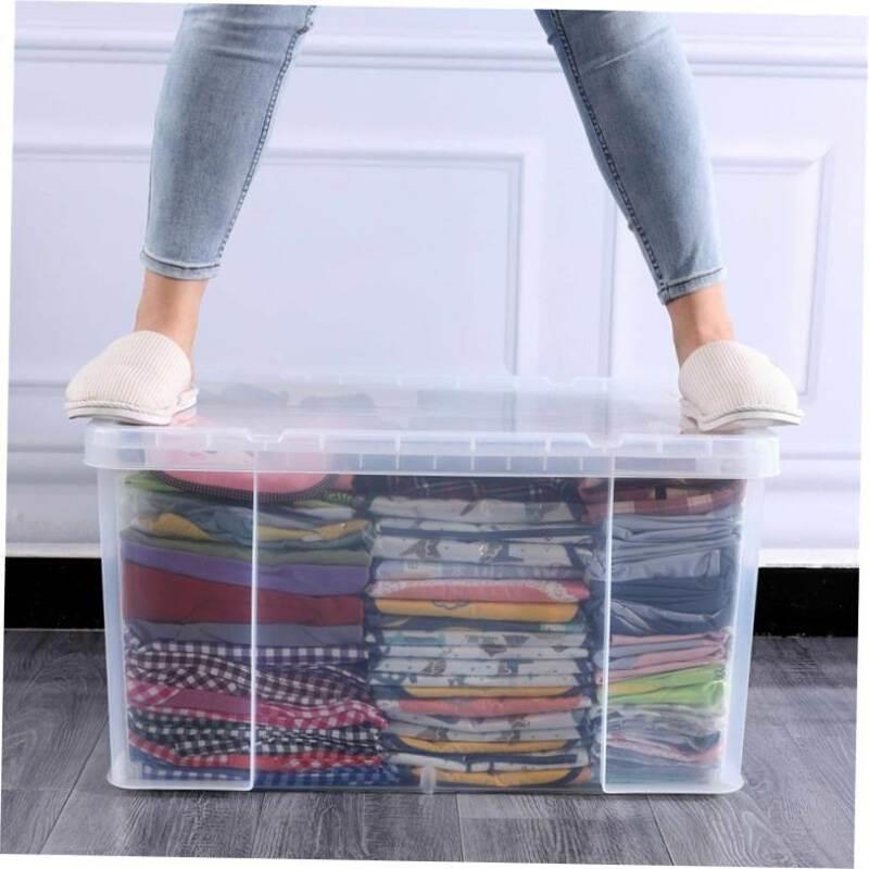 Storage box plastic box 80025829transparent dormitory organi